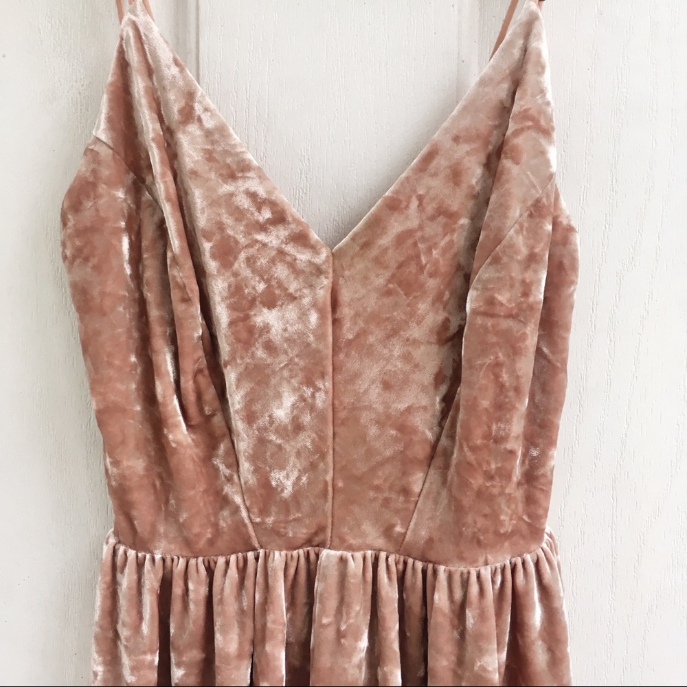 🚫 SOLD - UO Velvet Playsuit/Romper - Picture 2 of 3